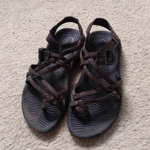 Black and White Women's Chacos size 8